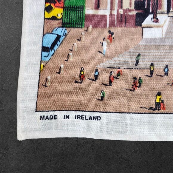 Vintage St. Paul’s Cathedral London Linen Wall Hanging 21"x19.5" Lamont Irish - Picture 2 of 7